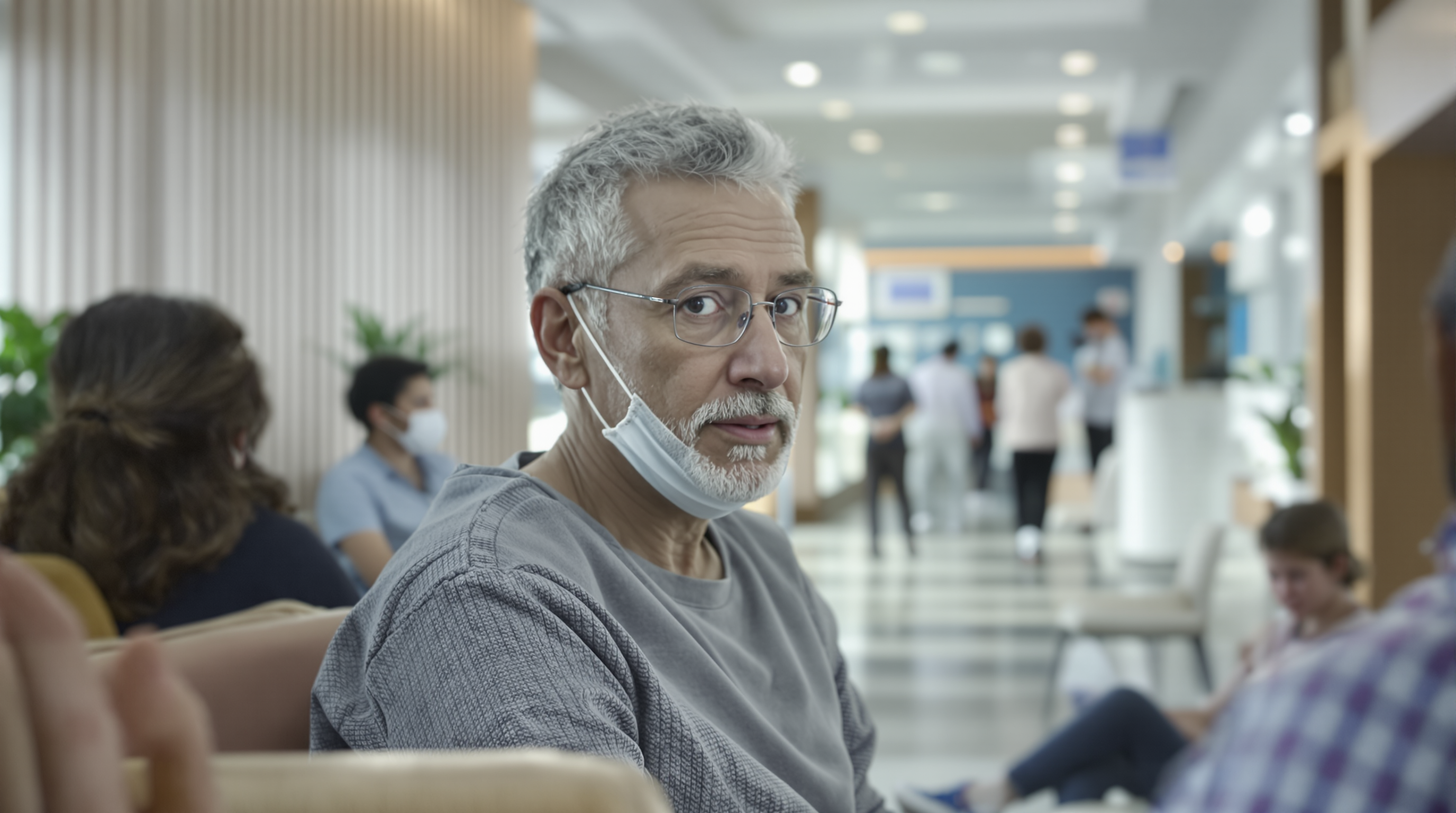 Modern clinic lobby with natural light and calm atmosphere